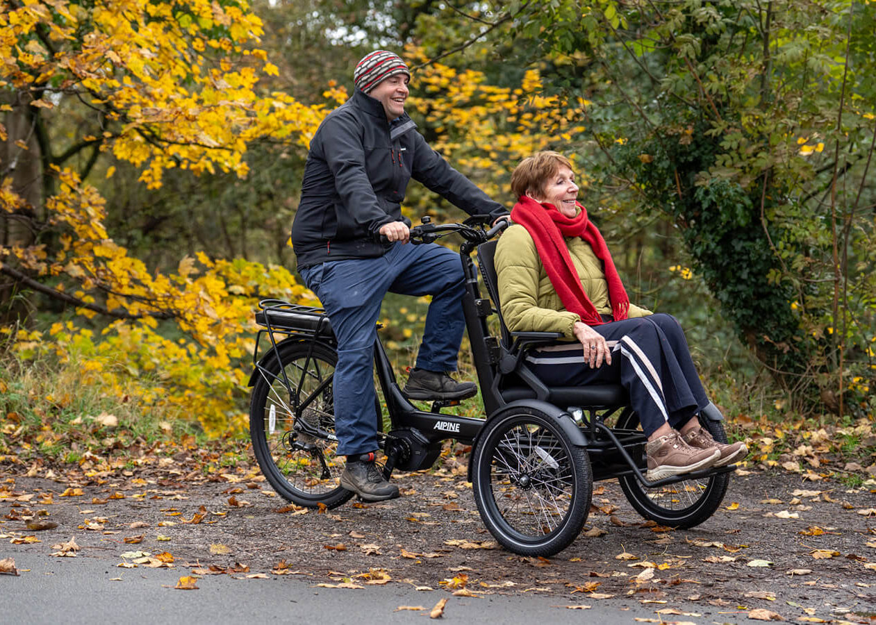 Alpine Sherpa Electric Tricycle - with front passenger seat